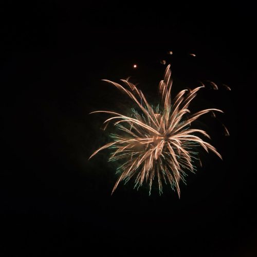 Abstract images of fireworks